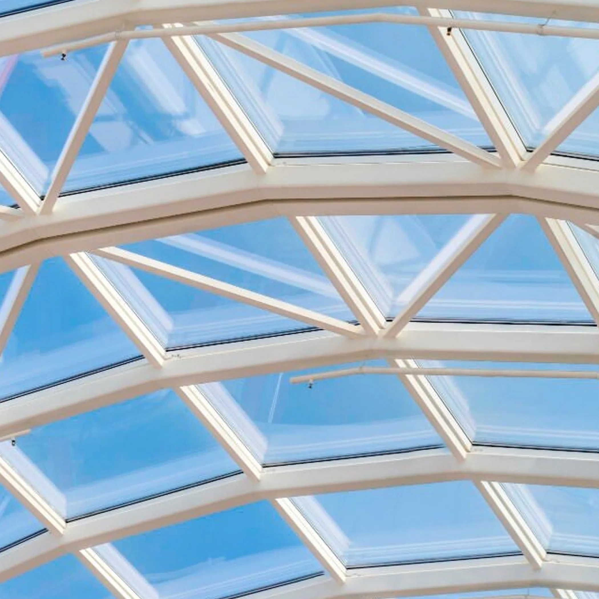 roof glazing and support framing