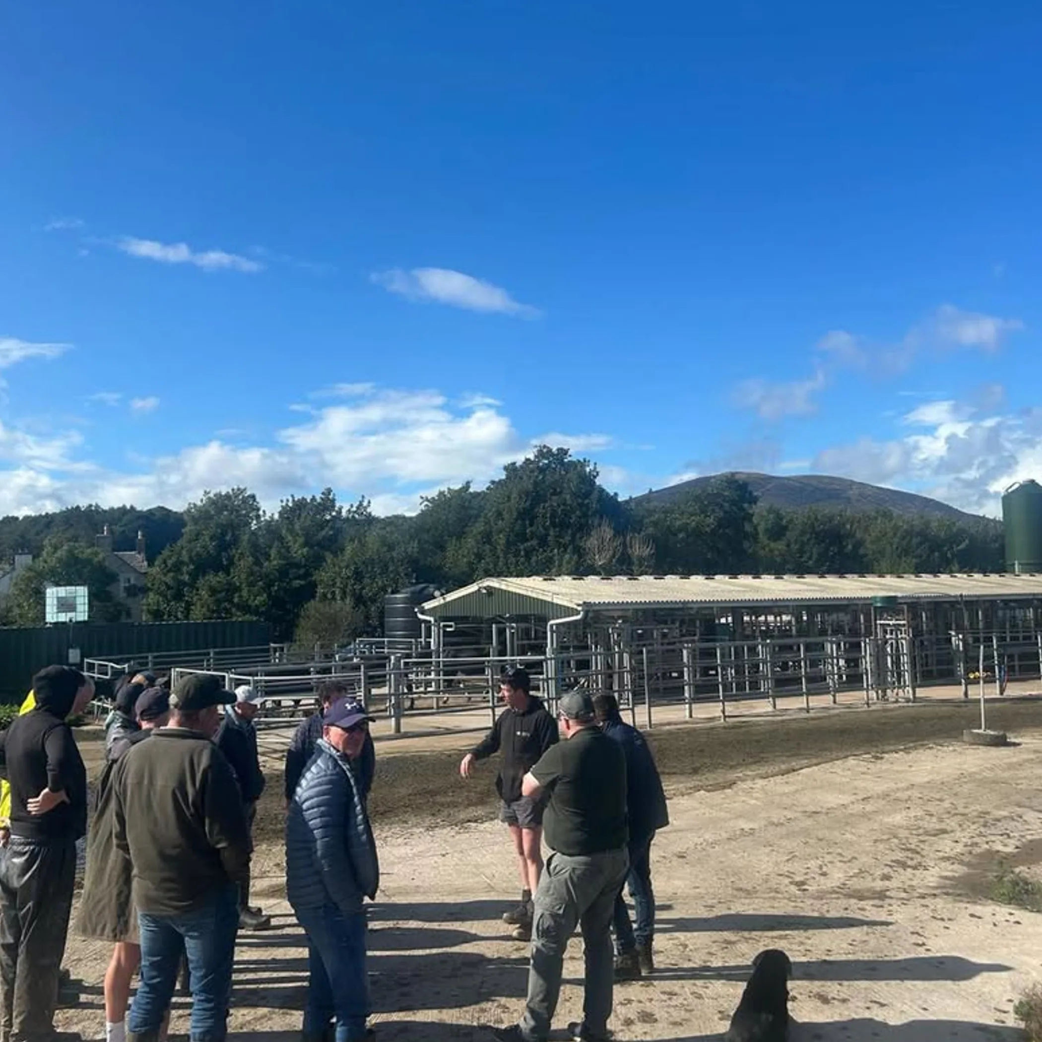 farm visit biosecurity safety scene